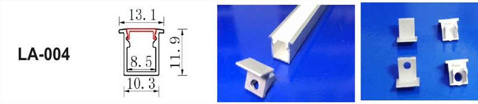 LED Aluminium Profile LA-004 — Preet Glow PG-ALP-004