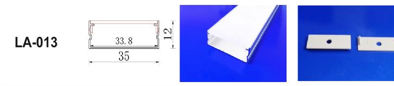 LED Aluminium Profile LA-013 — Preet Glow PG-ALP-013