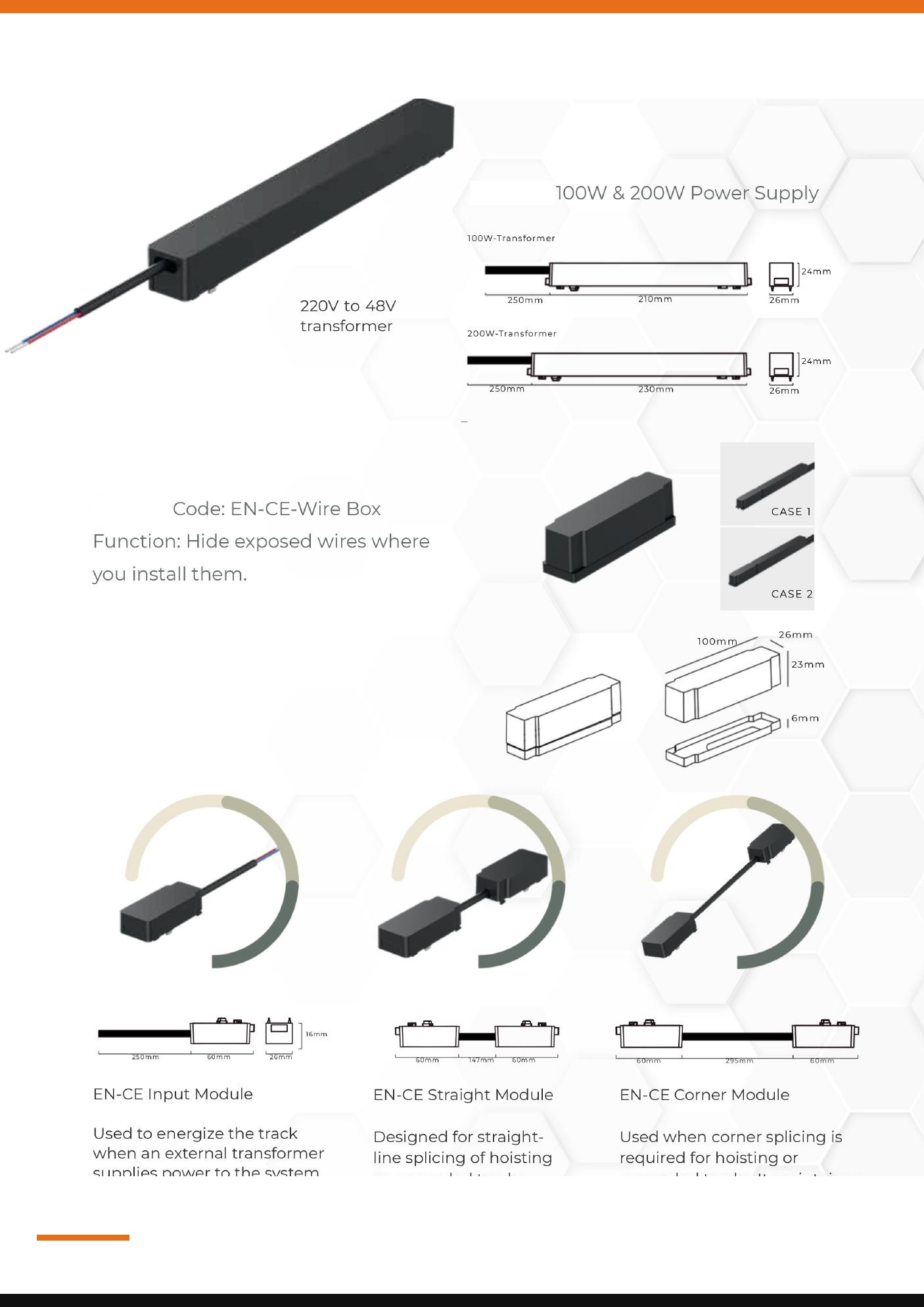 Wire Box & Track Input Modules — Preet Glow PG-MAG-019