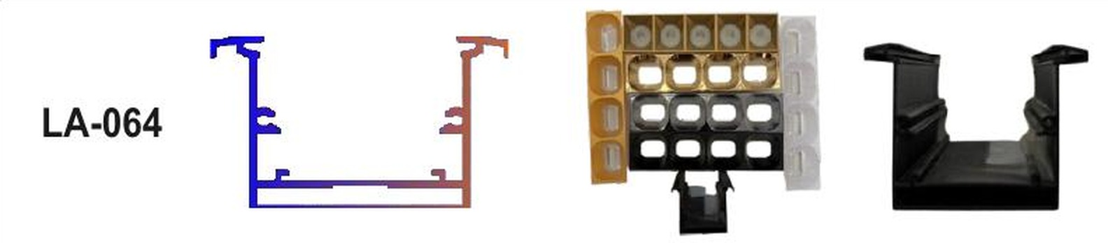 LED Aluminium Profile LA-064 — Preet Glow PG-ALP-064