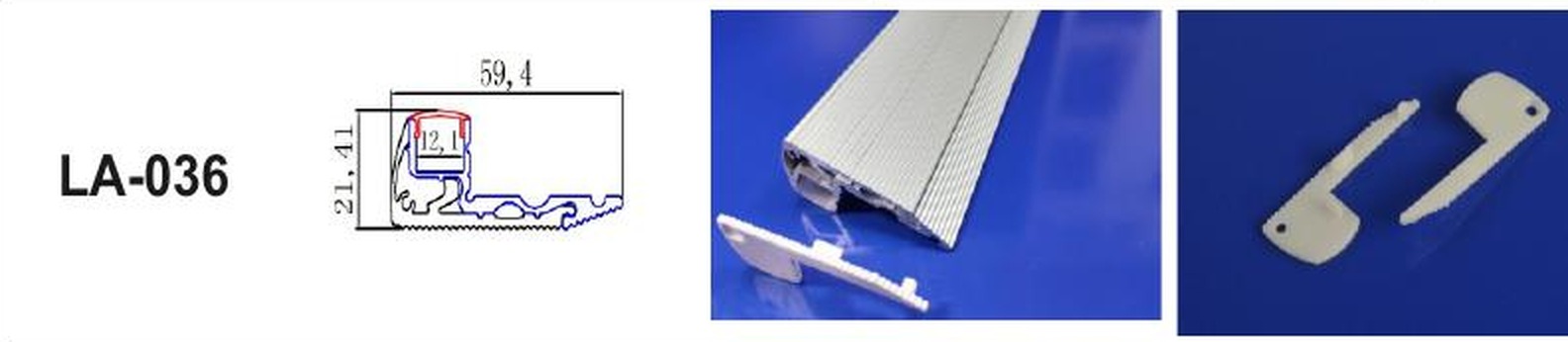 LED Aluminium Profile LA-036 — Preet Glow PG-ALP-036