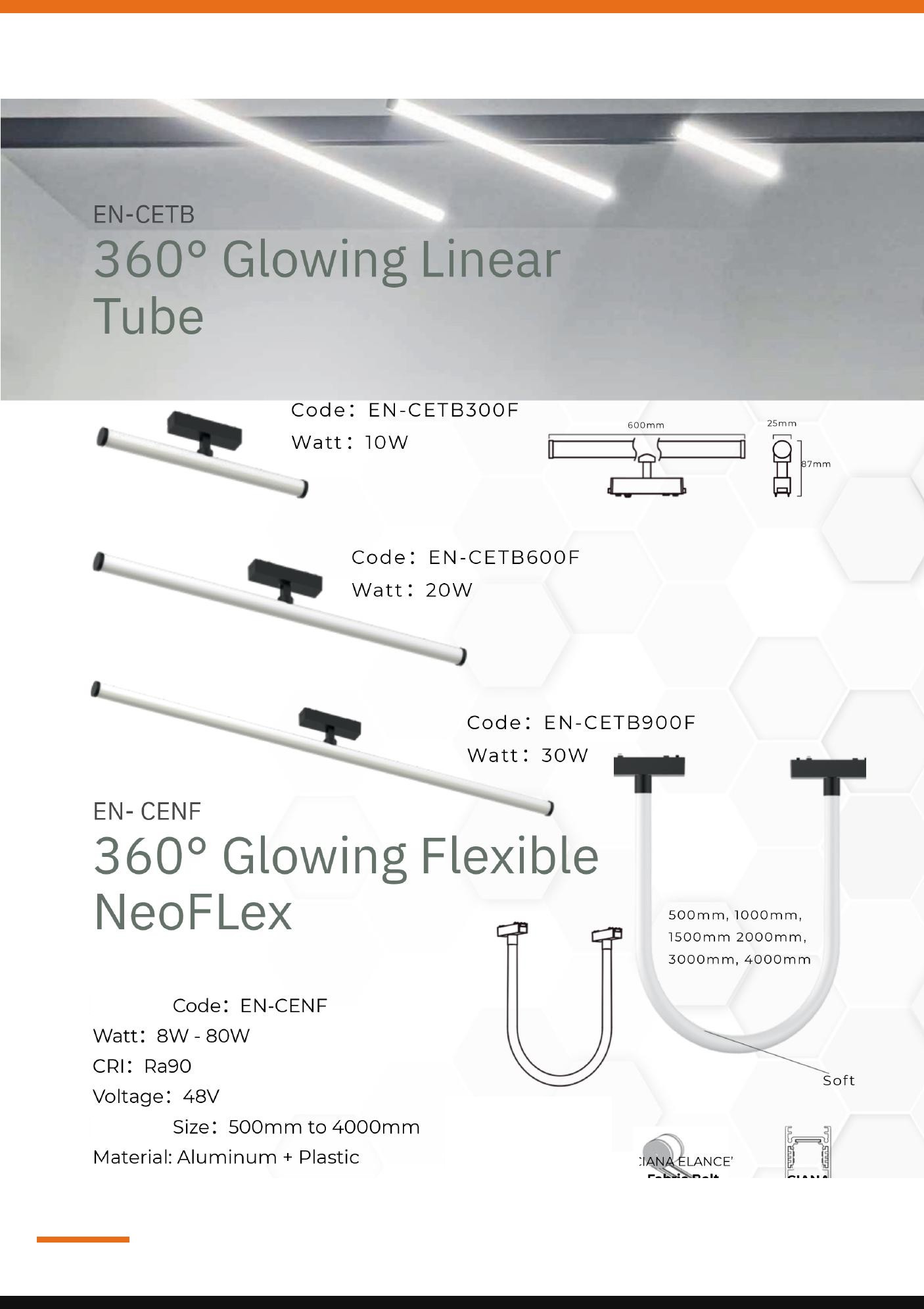360° Glowing Linear Tube & NeoFlex — Preet Glow PG-MAG-010