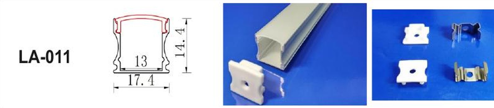 LED Aluminium Profile LA-011 — Preet Glow PG-ALP-011