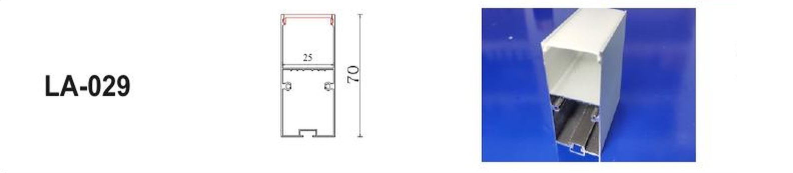 LED Aluminium Profile LA-029 — Preet Glow PG-ALP-029