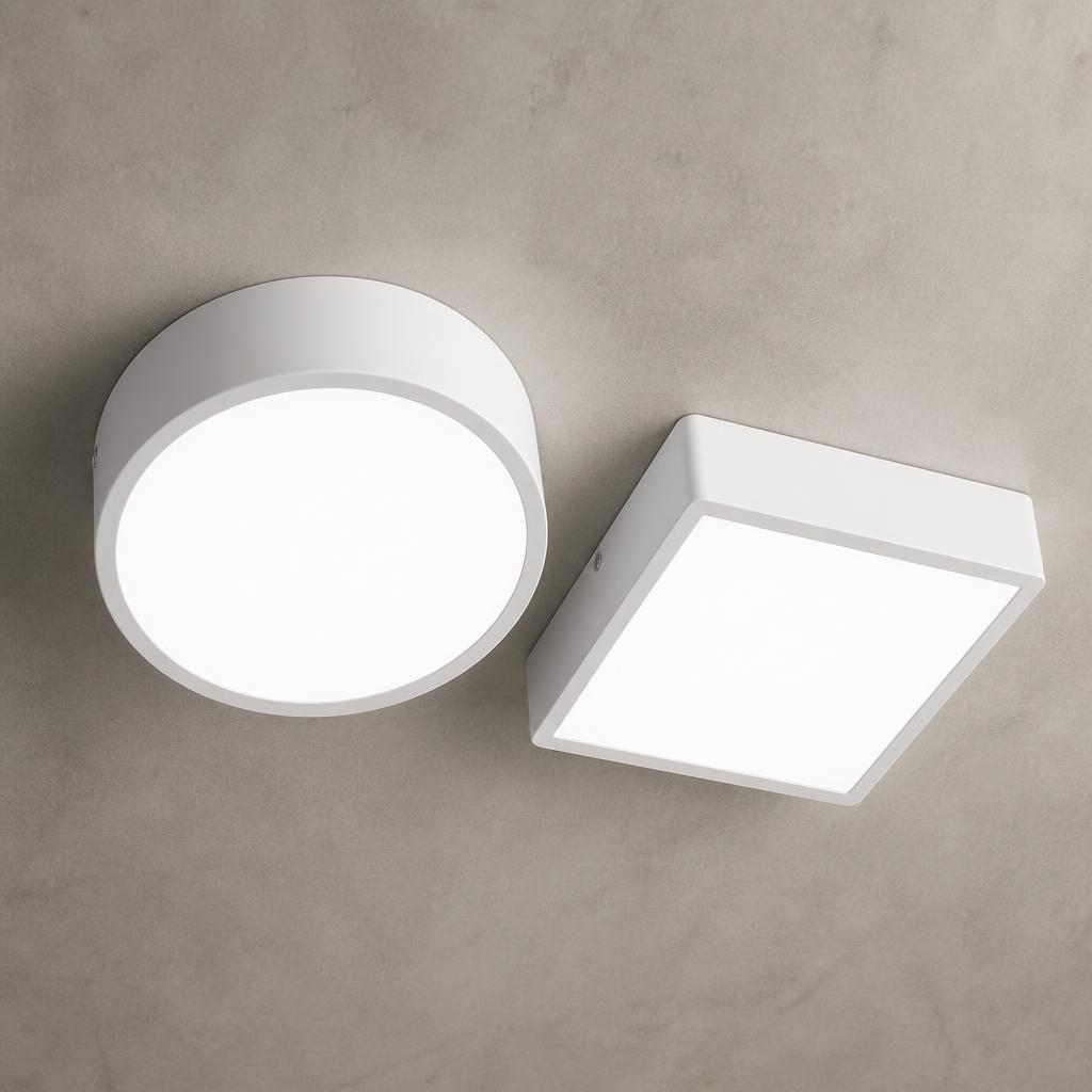 Surface LED Panel — Round & Square — Preet Glow PG-PNL-008