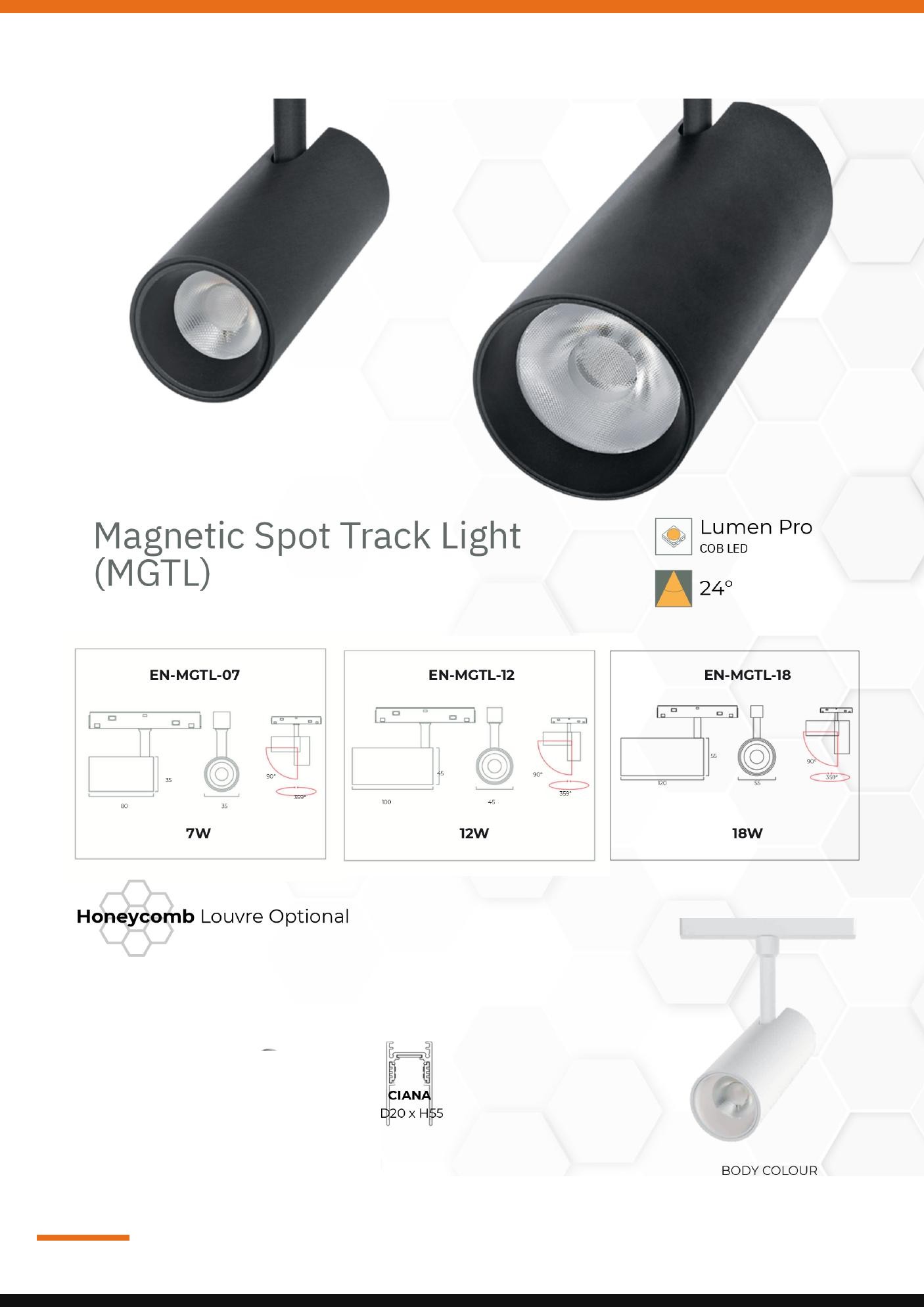 Magnetic Spot Track Light — Preet Glow PG-MAG-007