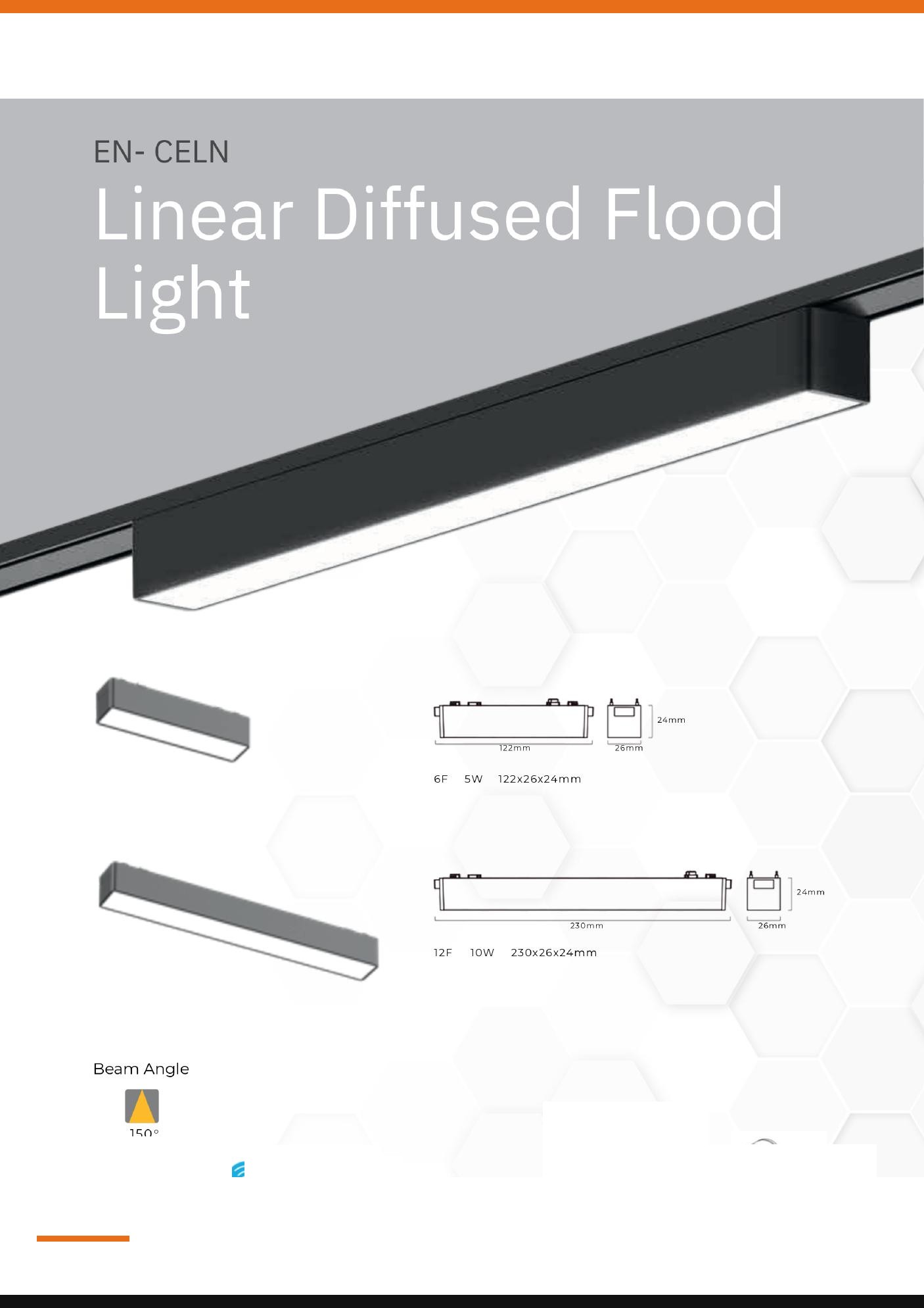 Linear Diffused Flood Light — Preet Glow PG-MAG-016