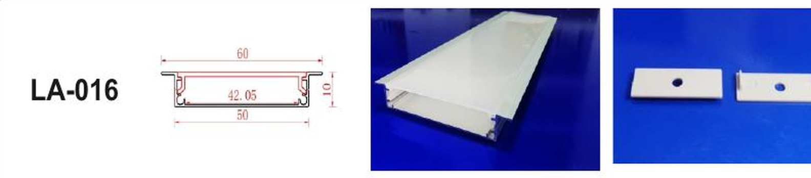 LED Aluminium Profile LA-016 — Preet Glow PG-ALP-016