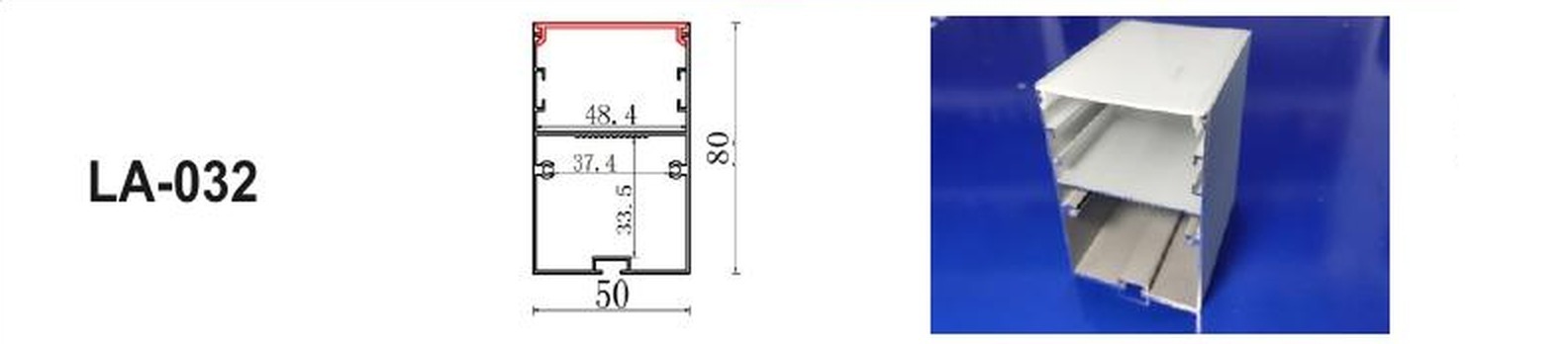 LED Aluminium Profile LA-032 — Preet Glow PG-ALP-032