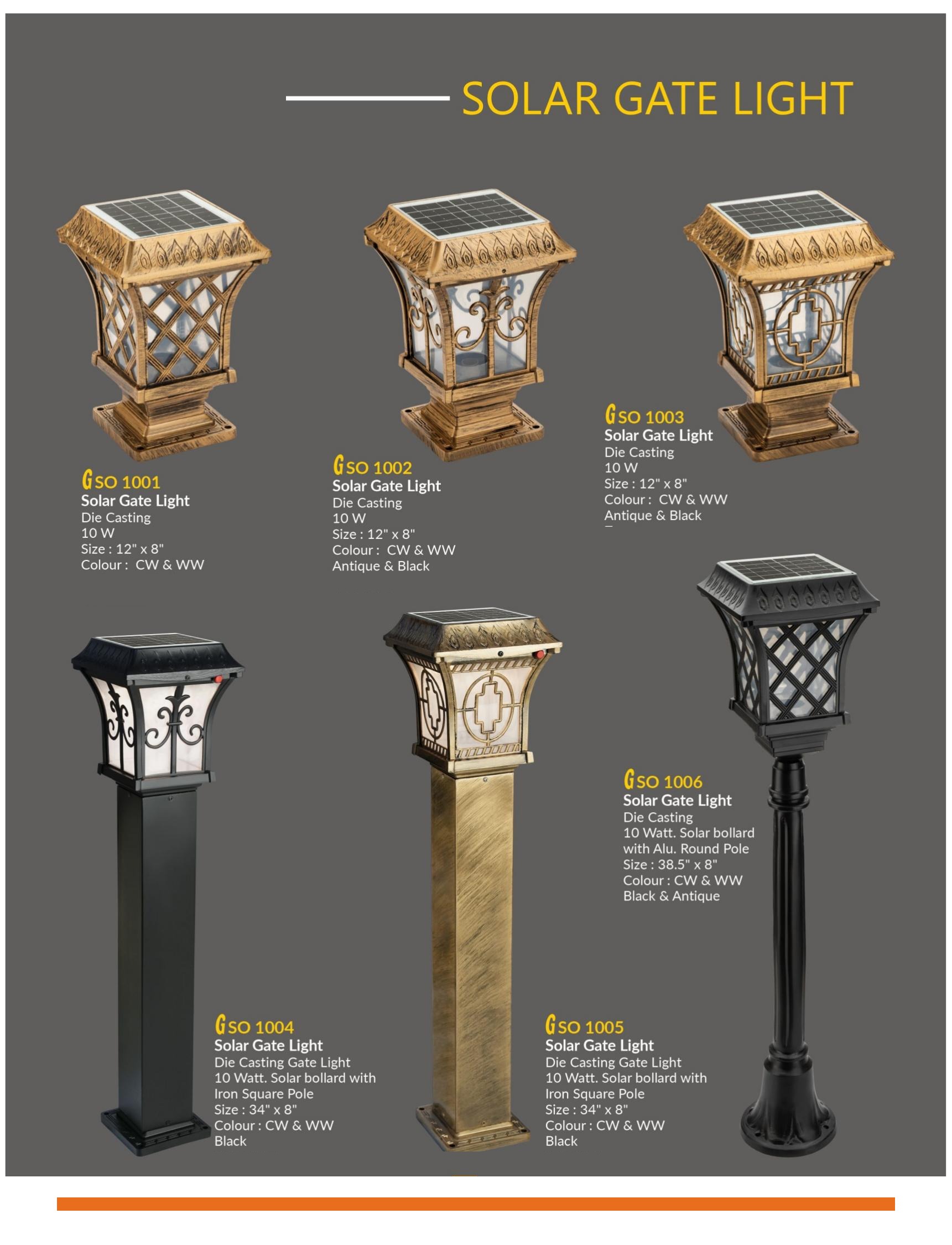 Solar Gate Light — Preet Glow PG-GAT-004