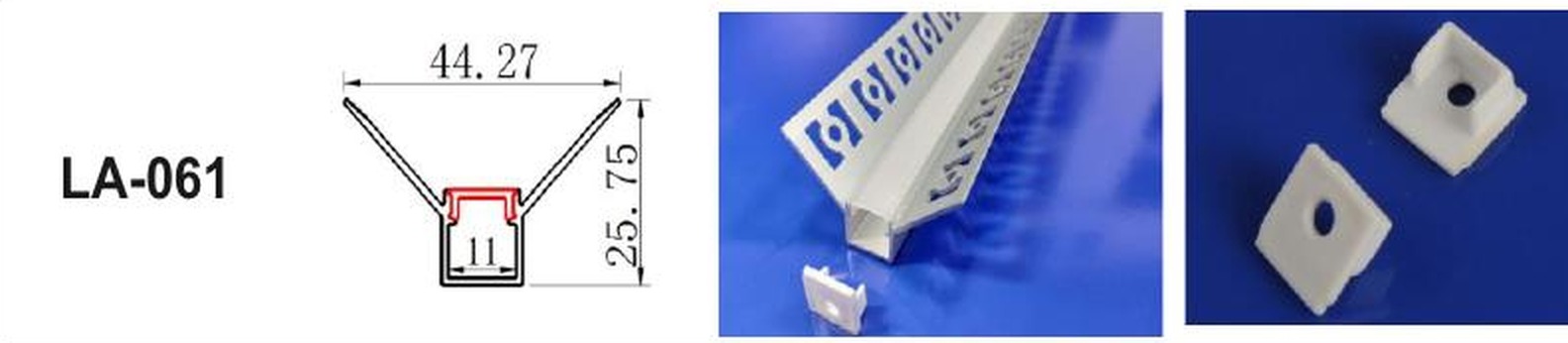 LED Aluminium Profile LA-061 — Preet Glow PG-ALP-061