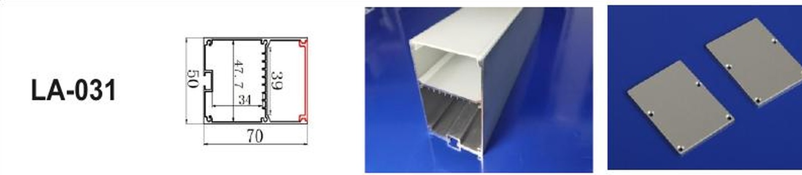 LED Aluminium Profile LA-031 — Preet Glow PG-ALP-031